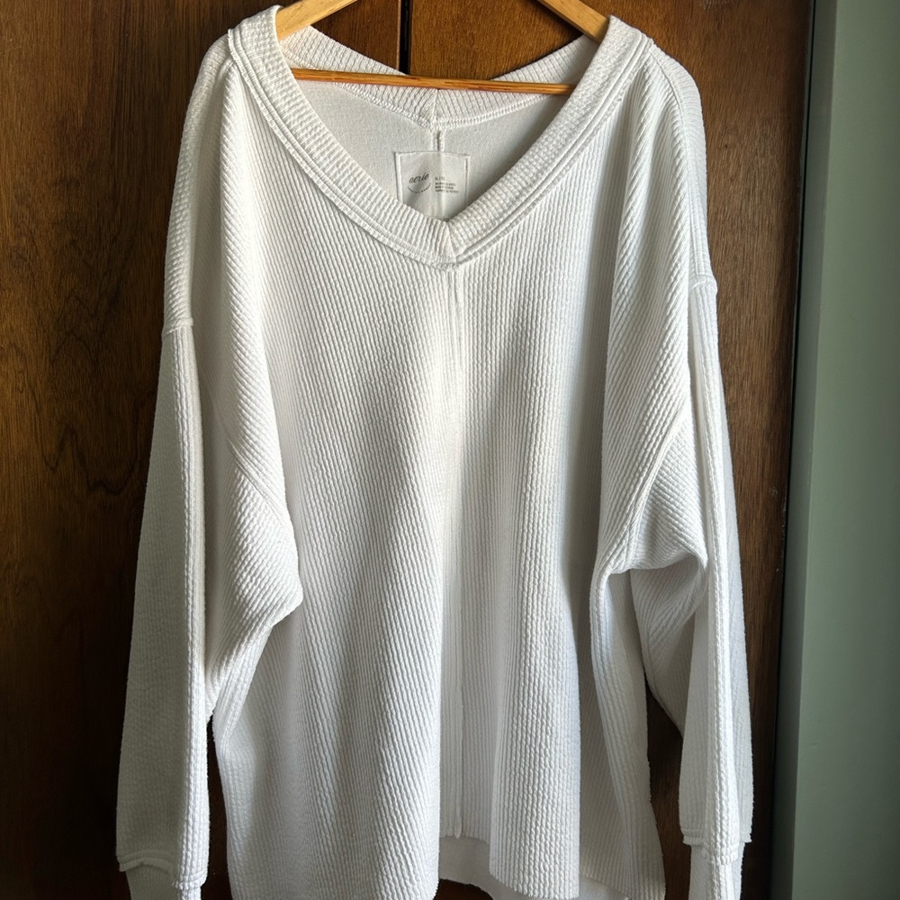 White Oversized Aerie Sweater